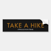 REIZEN VAN EEN HIKE - Appalachian Trail Bumpersticker (Voorkant)