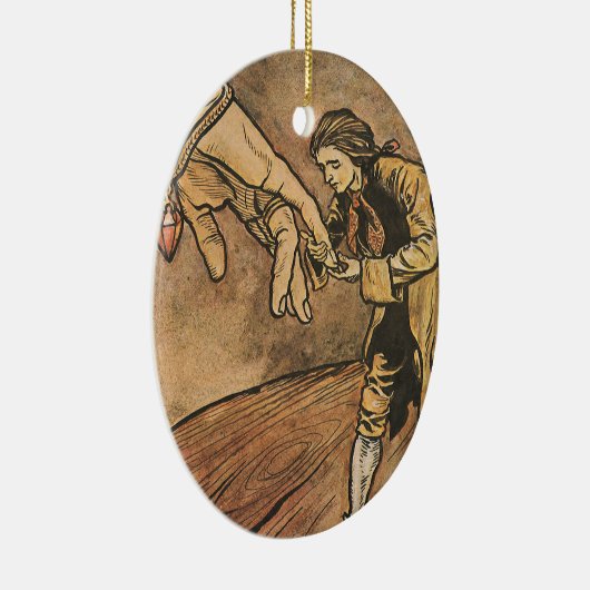  reizen van Gulliver door Arthur Rackham Keramisch Ornament (Rechts)