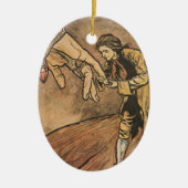  reizen van Gulliver door Arthur Rackham Keramisch Ornament (Voorkant)
