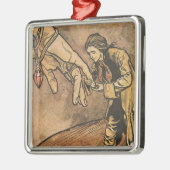  reizen van Gulliver door Arthur Rackham Metalen Ornament (Links)