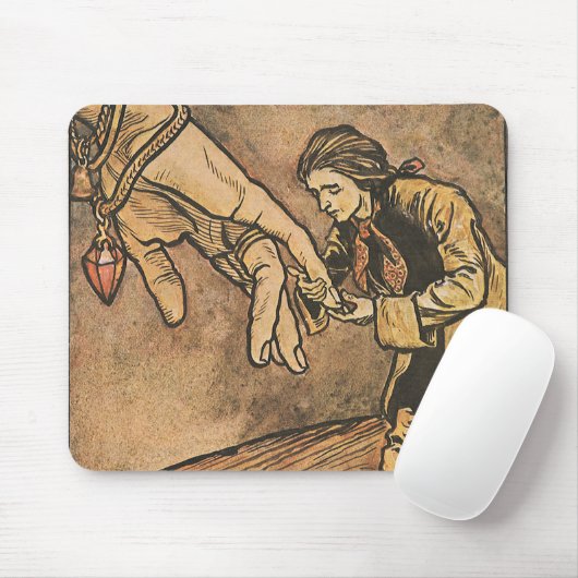  reizen van Gulliver door Arthur Rackham Muismat (Met muis)