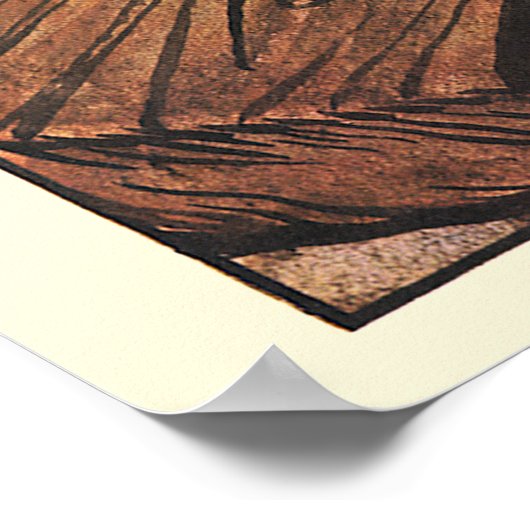 reizen van Gulliver door Arthur Rackham Poster (Hoek)