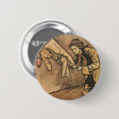 reizen van Gulliver door Arthur Rackham Ronde Button 5,7 Cm (Voorkant /achterkant)