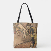  reizen van Gulliver door Arthur Rackham Tote Bag (Achterkant)