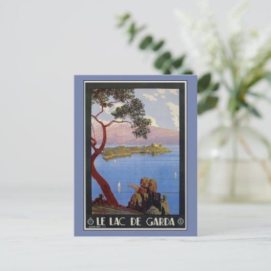 Reizen van het Italiaanse Garda-meer in het  (Fran Briefkaart (Staand voorkant)