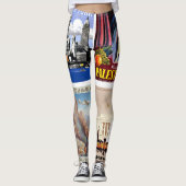 Reizen van het wijnjaar leggings (Voorkant)