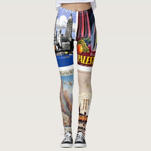 Reizen van het wijnjaar leggings (Voorkant)