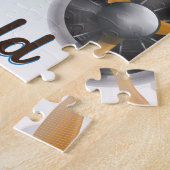 Reizen van het World Classic Airplane poster Legpuzzel (Zijkant)