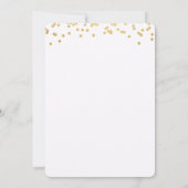 Reizen van juffrouw naar mevrouw bruiloft uitnodig kaart (Achterkant)