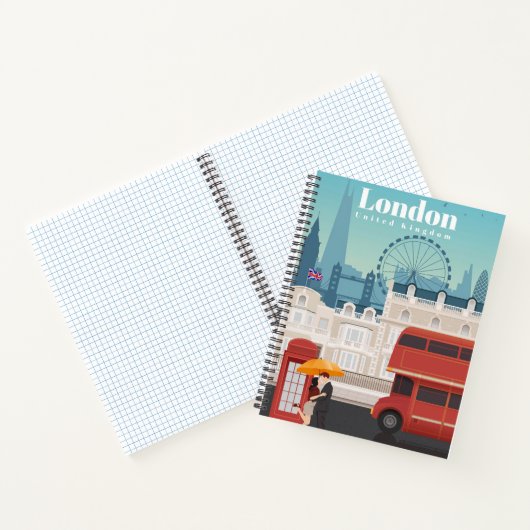 Reizen van kunstreizen naar Londen Engeland Notitieboek (Binnen)