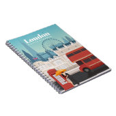 Reizen van kunstreizen naar Londen Engeland Notitieboek (Rechterzijde)