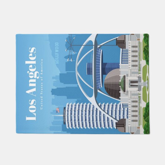 Reizen van kunstreizen naar Los Angeles Deurmat (Voorkant)