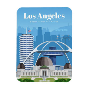 Reizen van kunstreizen naar Los Angeles Magneet