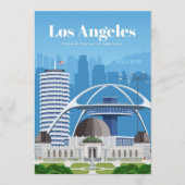 Reizen van kunstreizen naar Los Angeles Programmakaart (Voorkant)