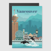 Reizen van kunstreizen naar Vancouver (Voorkant / Achterkant)
