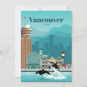 Reizen van kunstreizen naar Vancouver Kaart