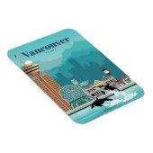 Reizen van kunstreizen naar Vancouver Magneet (Rechterzijde)