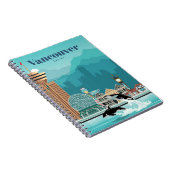 Reizen van kunstreizen naar Vancouver Notitieboek (Rechterzijde)