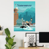 Reizen van kunstreizen naar Vancouver Poster (Thuiskantoor)