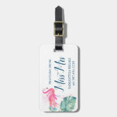 Reizen van Mejuffrouw naar Mevrouw Bagagelabel (Voorkant verticaal)