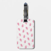 Reizen van Mejuffrouw tot Mevrouw Bagagelabel (Achterkant verticaal)