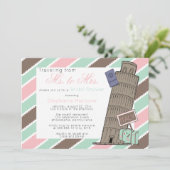 Reizen van mevrouw naar mevrouw Italy Theme Vrijge Kaart (Staand voorkant)