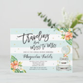 Reizen van mevrouw naar mevrouw Vrijgezellenfeest  Kaart (Staand voorkant)