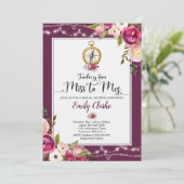 Reizen van mevrouw naar mevrouw Vrijgezellenfeest  Kaart (Staand voorkant)