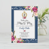 Reizen van mevrouw naar mevrouw Vrijgezellenfeest  Kaart (Staand voorkant)