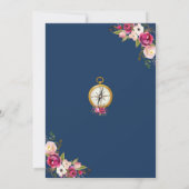 Reizen van mevrouw naar mevrouw Vrijgezellenfeest  Kaart (Achterkant)