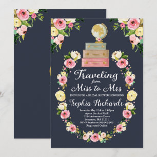 Reizen van mevrouw naar mevrouw Vrijgezellenfeest  Kaart