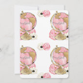 Reizen van Miss Bridal Shower Kaart (Achterkant)