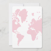 Reizen van Miss Bridal Shower Kaart (Achterkant)