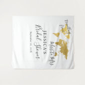 Reizen van Miss naar Mrs Achtergrond Fotohokje Wandkleed (Voorkant (horizontaal))