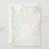 Reizen van Miss naar Mrs Adventure Vrijgezellenfee Kaart (Achterkant)