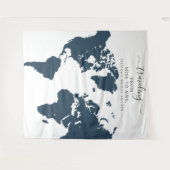 Reizen van Miss naar Mrs Bridal achtergrond Wandkleed (Voorkant (horizontaal))