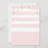 Reizen van Miss naar Mrs Bridal Invitation Kaart (Achterkant)