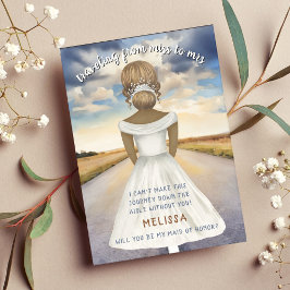 Reizen van Miss naar Mrs Bridesmaid Voorstel