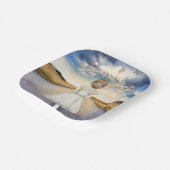 Reizen van Miss naar Mrs Bruidsfeest Papieren Bordje (Gebogen)