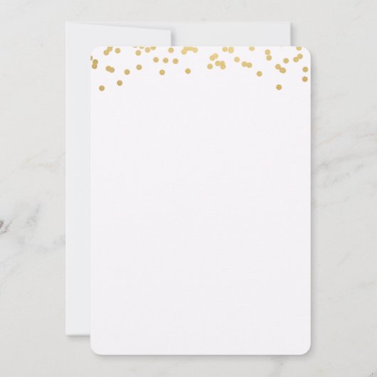 Reizen van Miss naar Mrs Bruidsuitnodiging Kaart (Achterkant)