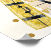 Reizen van Miss naar Mrs bruiloftsbord Poster (Hoek)