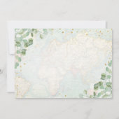 Reizen van Miss naar Mrs Greenery Vrijgezellenfees Kaart (Achterkant)