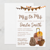Reizen van Miss naar Mrs Luggage Vrijgezellenfeest Kaart (Voorkant / Achterkant)
