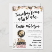 Reizen van Miss naar Mrs Modern Luggage Kaart (Voorkant)