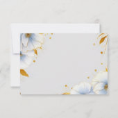 Reizen van Miss naar Mrs Thema Bruids douche Bedankkaart (Achterkant)