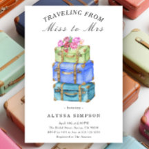 Reizen van Miss naar Mrs Vintage Bruidsfeest