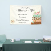 Reizen van Miss naar Mrs Vrijgezellenfeest banner (Beurs)