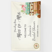 Reizen van Miss naar Mrs Vrijgezellenfeest banner (Verticaal)