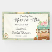 Reizen van Miss naar Mrs Vrijgezellenfeest banner (Horizontaal)