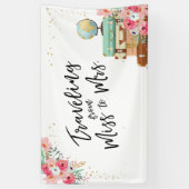 Reizen van Miss naar Mrs Vrijgezellenfeest banner (Verticaal)